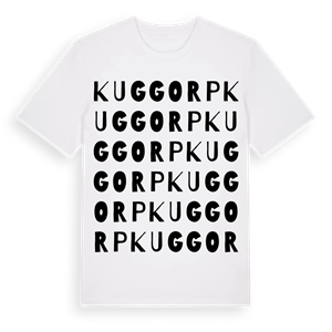 Kuggorp ordlek t-shirt – ekologisk bomull t-shirt från Pinshirt