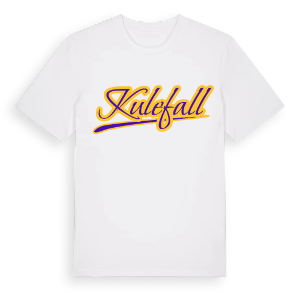 Kulefall baseball t-shirt – ekologisk bomull t-shirt från Pinshirt