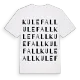 Kulefall ordlek t-shirt