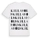 Kullaholm ordlek t-shirt