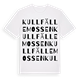 Kullfällemossen ordlek t-shirt