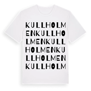 Kullholmen ordlek t-shirt – ekologisk bomull t-shirt från Pinshirt