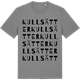 Mid Heather Gray t-shirt med Kullsätter ordlek t-shirt