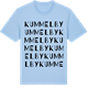 Blue Soul t-shirt med Kummelby ordlek t-shirt