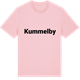 Pink Cotton t-shirt med Kummelby fetstil t-shirt