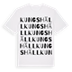 Kungshäll ordlek t-shirt