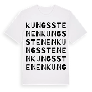 Kungsstenen ordlek t-shirt – ekologisk bomull t-shirt från Pinshirt