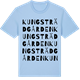 Blue Soul t-shirt med Kungsträdgården ordlek t-shirt