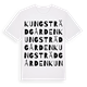 Kungsträdgården ordlek t-shirt