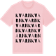 Pink Cotton t-shirt med Kvarn ordlek t-shirt