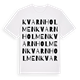 Kvarnholmen ordlek t-shirt