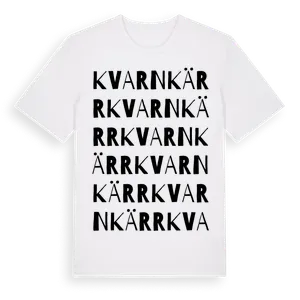 Kvarnkärr ordlek t-shirt – ekologisk bomull t-shirt från Pinshirt