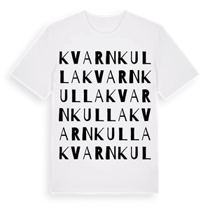 Kvarnkulla ordlek t-shirt – ekologisk bomull t-shirt från Pinshirt