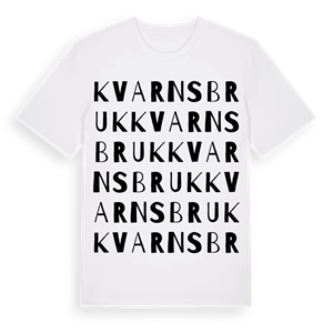 Kvarns bruk ordlek t-shirt – ekologisk bomull t-shirt från Pinshirt