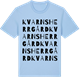 Blue Soul t-shirt med Kvarns herrgård ordlek t-shirt