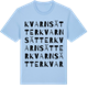 Blue Soul t-shirt med Kvarnsätter ordlek t-shirt