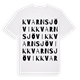 Kvarnsjövik ordlek t-shirt