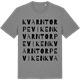 Mid Heather Gray t-shirt med Kvarntorpeviken ordlek t-shirt