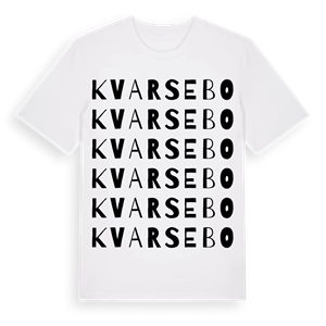 Kvarsebo ordlek t-shirt – ekologisk bomull t-shirt från Pinshirt