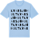 Blue Soul t-shirt med Kvarsjöhult ordlek t-shirt