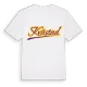Kvästad baseball t-shirt