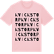 Pink Cotton t-shirt med Kvickstorp ordlek t-shirt