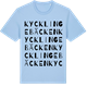 Blue Soul t-shirt med Kycklingebäcken ordlek t-shirt