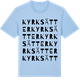 Blue Soul t-shirt med Kyrksätter ordlek t-shirt
