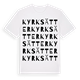 Kyrksätter ordlek t-shirt