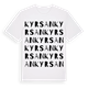 Kyrsan ordlek t-shirt