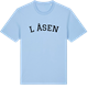 Blue Soul t-shirt med L Åsen böjd t-shirt