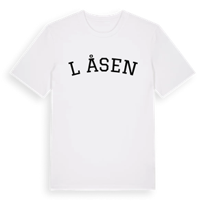L Åsen böjd t-shirt – ekologisk bomull t-shirt från Pinshirt