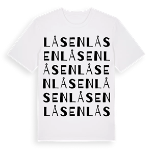 L Åsen ordlek t-shirt – ekologisk bomull t-shirt från Pinshirt