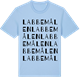 Blue Soul t-shirt med Labbemålen ordlek t-shirt