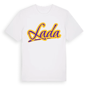 Lada baseball t-shirt – ekologisk bomull t-shirt från Pinshirt
