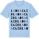 Blue Soul t-shirt med Ladbacken ordlek t-shirt