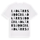 Ladkärrsudden ordlek t-shirt
