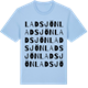 Blue Soul t-shirt med Ladsjön ordlek t-shirt