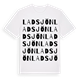 Ladsjön ordlek t-shirt