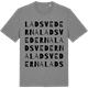 Mid Heather Gray t-shirt med Ladsvederna ordlek t-shirt