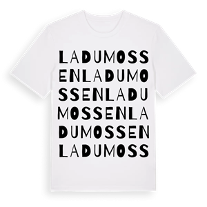 Ladumossen ordlek t-shirt – ekologisk bomull t-shirt från Pinshirt