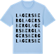 Blue Soul t-shirt med Lagersberg ordlek t-shirt