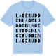 Blue Soul t-shirt med Lagerudden ordlek t-shirt