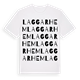 Laggarhem ordlek t-shirt