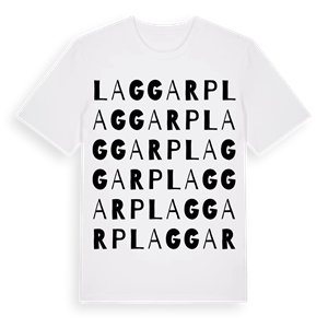 Laggarp ordlek t-shirt – ekologisk bomull t-shirt från Pinshirt