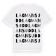 Lagmansudd ordlek t-shirt