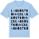 Blue Soul t-shirt med Lagnöströmmen ordlek t-shirt