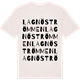 Vintage White t-shirt med Lagnöströmmen ordlek t-shirt