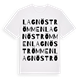 Lagnöströmmen ordlek t-shirt