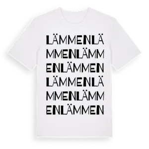 Lämmen ordlek t-shirt – ekologisk bomull t-shirt från Pinshirt